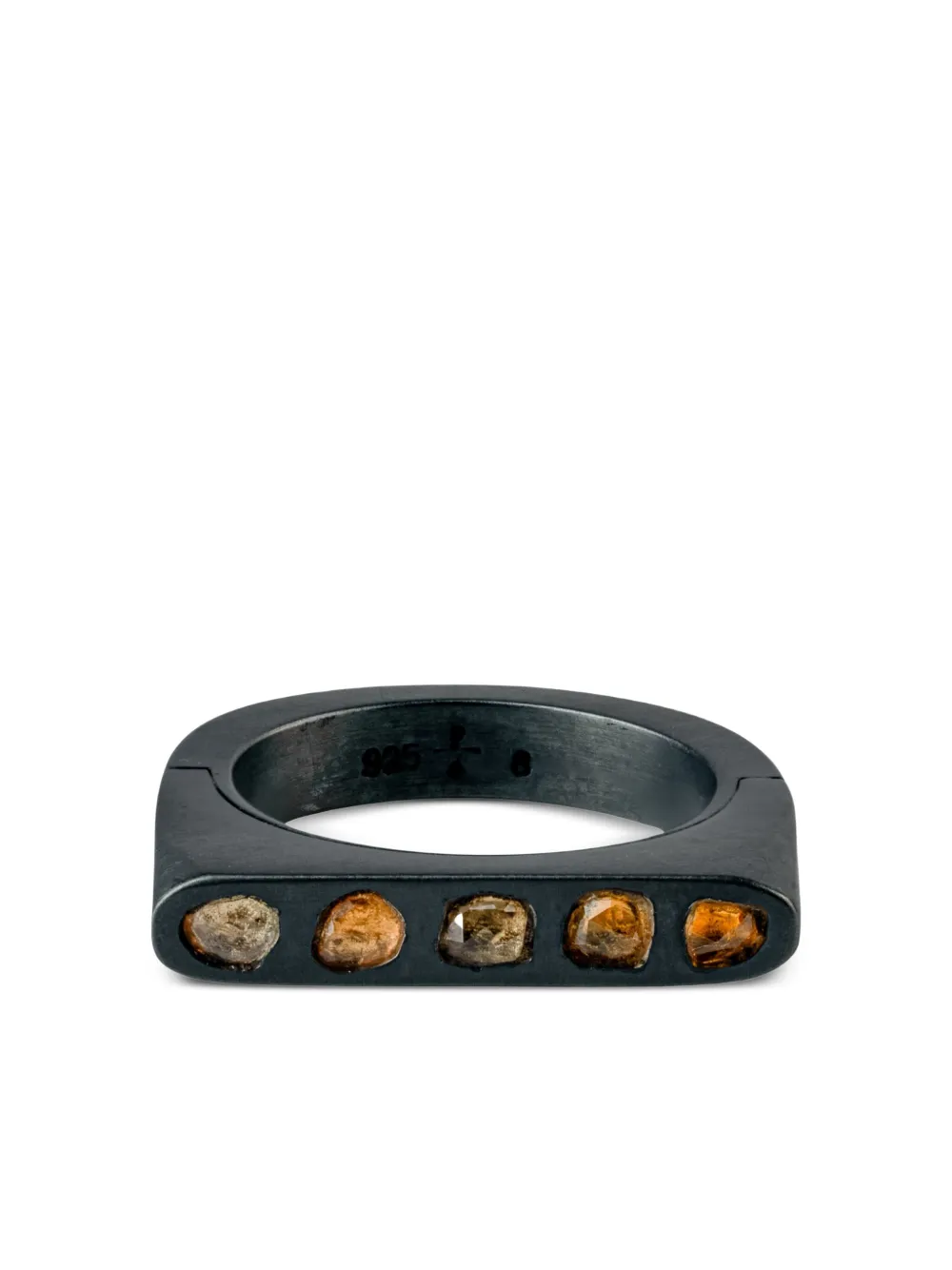 Parts of Four anillo Sistema con zafiro | negro | Image 1