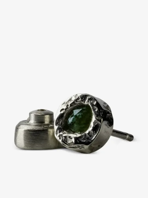 Parts of Four emerald-embellished stud earring