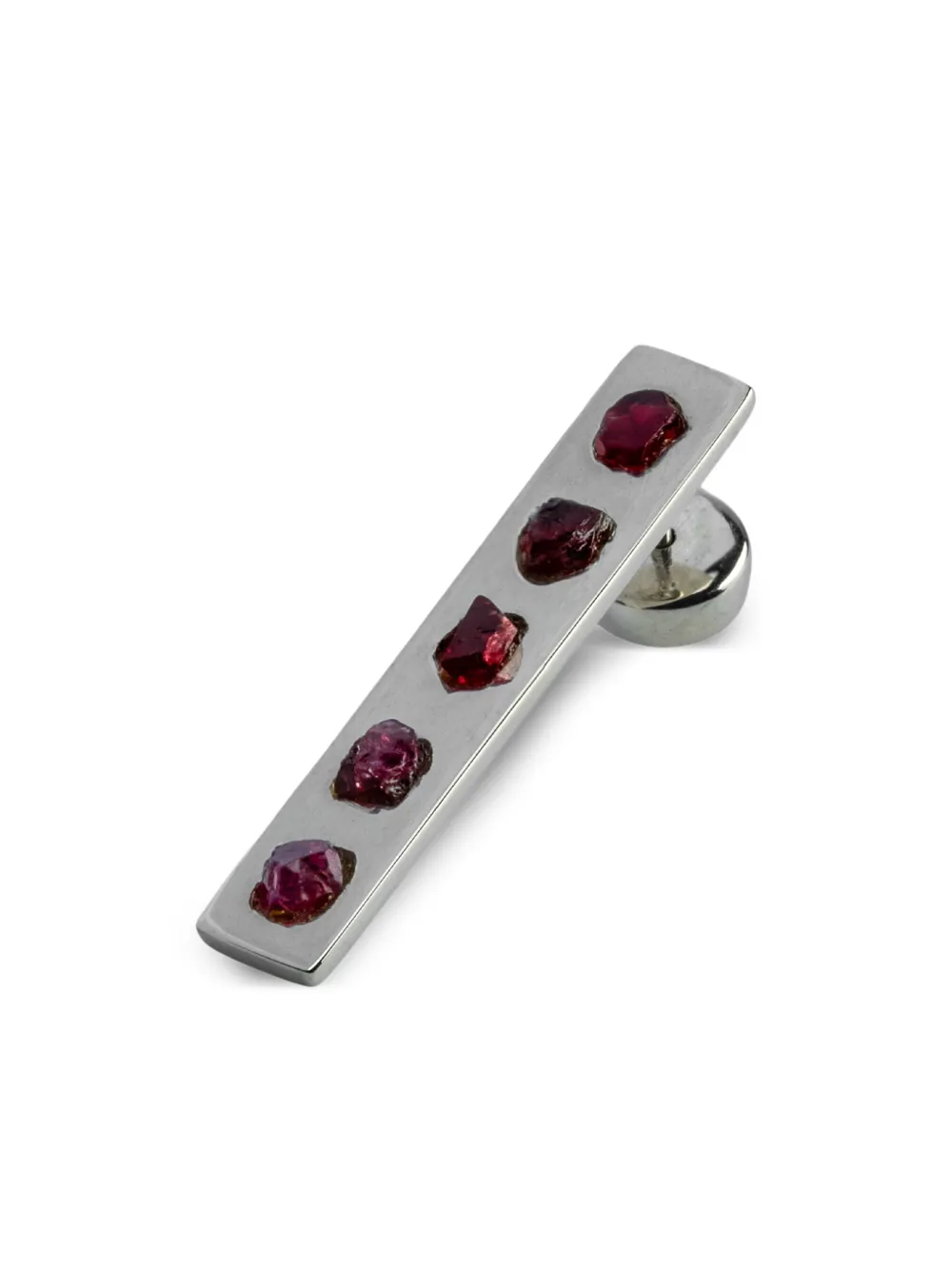 Parts of Four arete con diseño de placa | plateado | Image 1