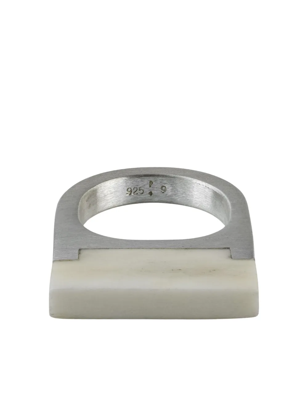 Parts of Four sterling silver ring - Argento