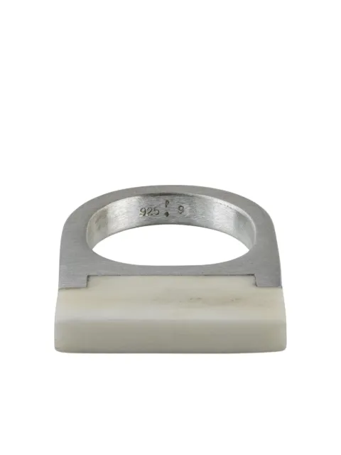 Parts of Four sterling silver ring