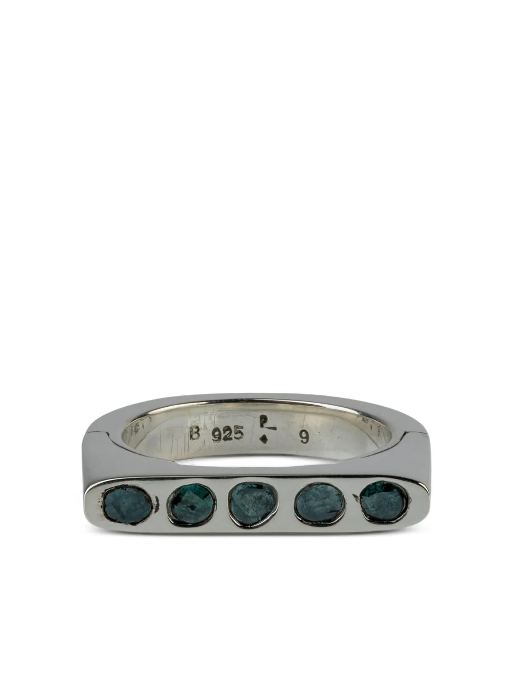 Parts Of Four Sistema Ring Aus Sterlingsilber Mit Diamant In Black