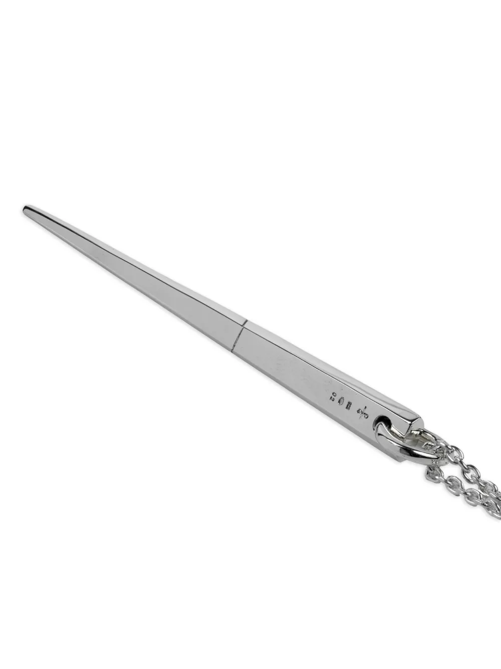 Parts Of Four Big Spike Halskette Mit Smaragd In Metallic
