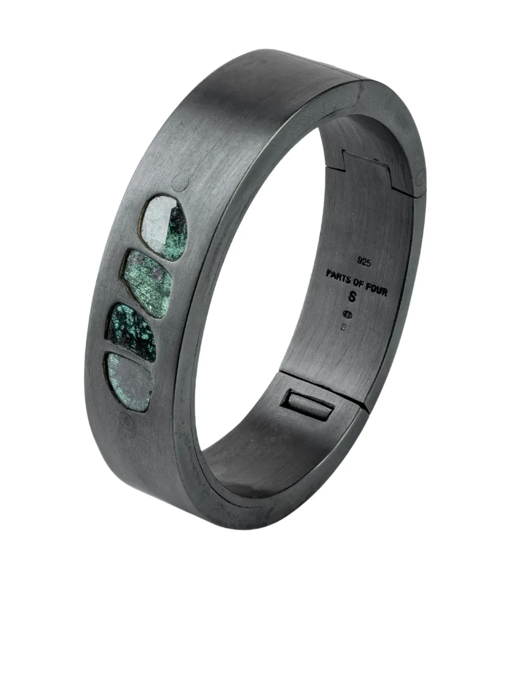 Parts of Four pulsera Sistema con diamantes | negro | Image 1