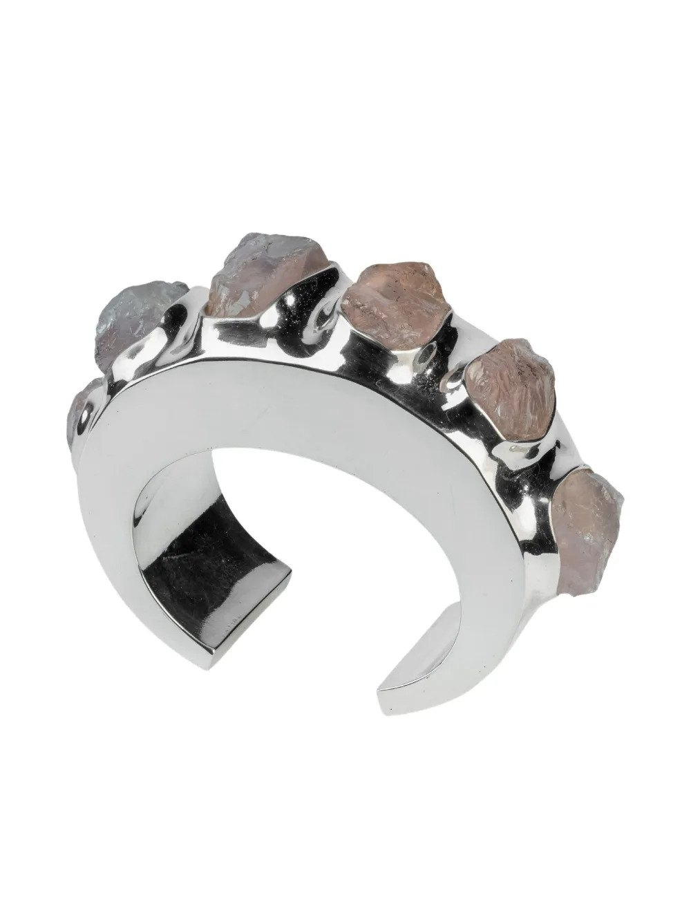 Parts Of Four Crescent Bracelet In Silver