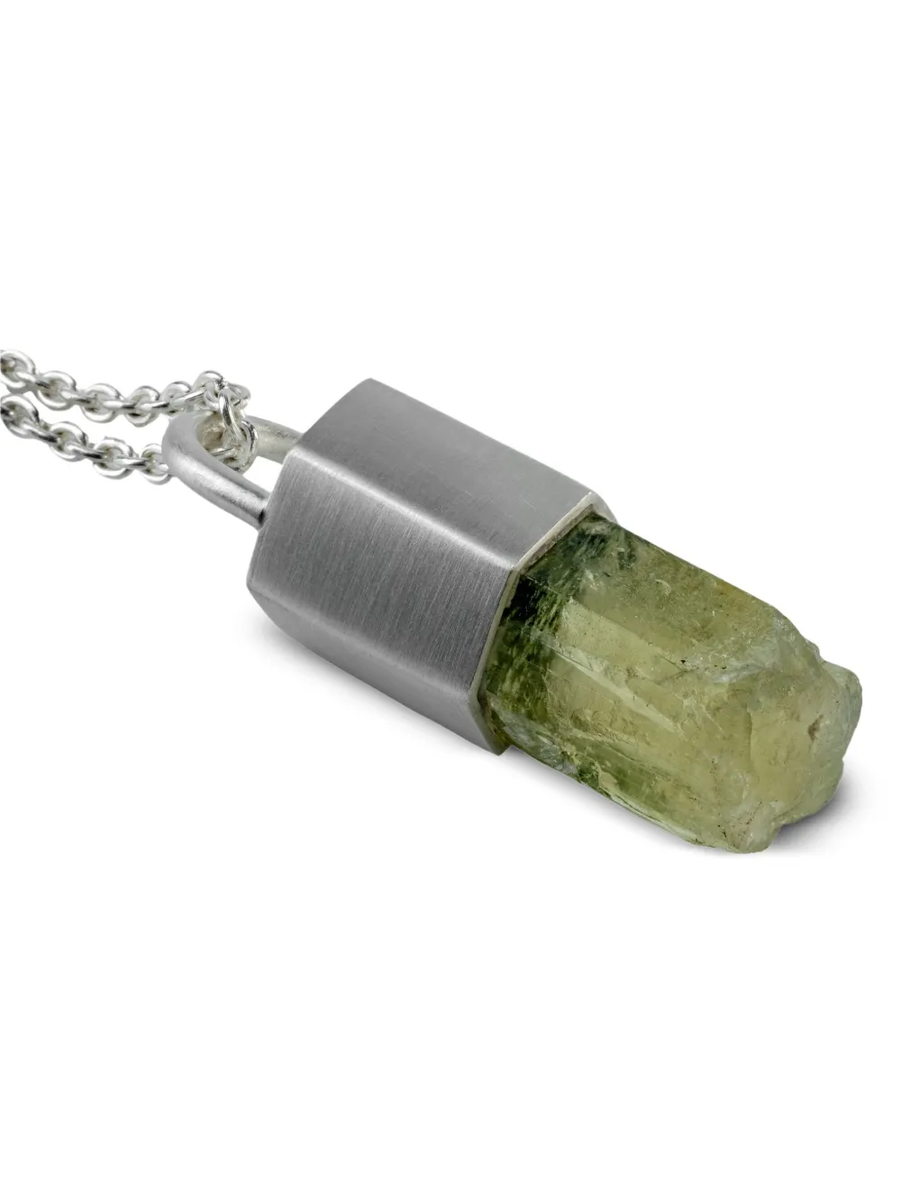 Parts Of Four Heliodor Talisman Halskette In Green