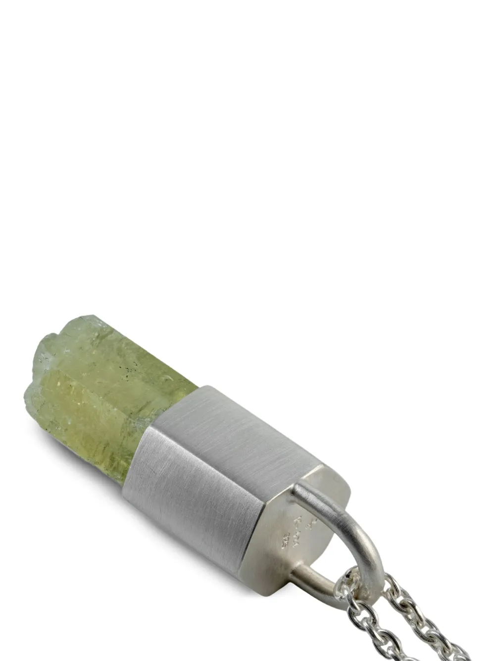 Parts Of Four Heliodor Talisman Halskette In Green