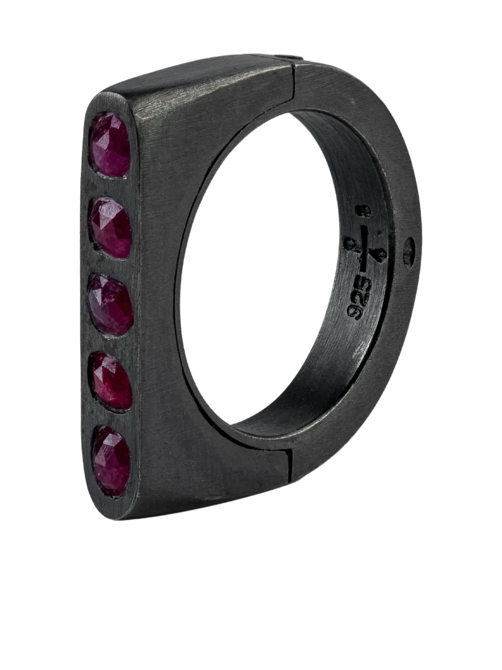 Parts Of Four Sistema Ring Mit Rubin In Black