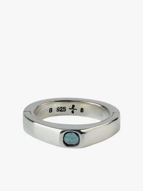 Parts of Four Anel Sistema em prata de lei com diamante