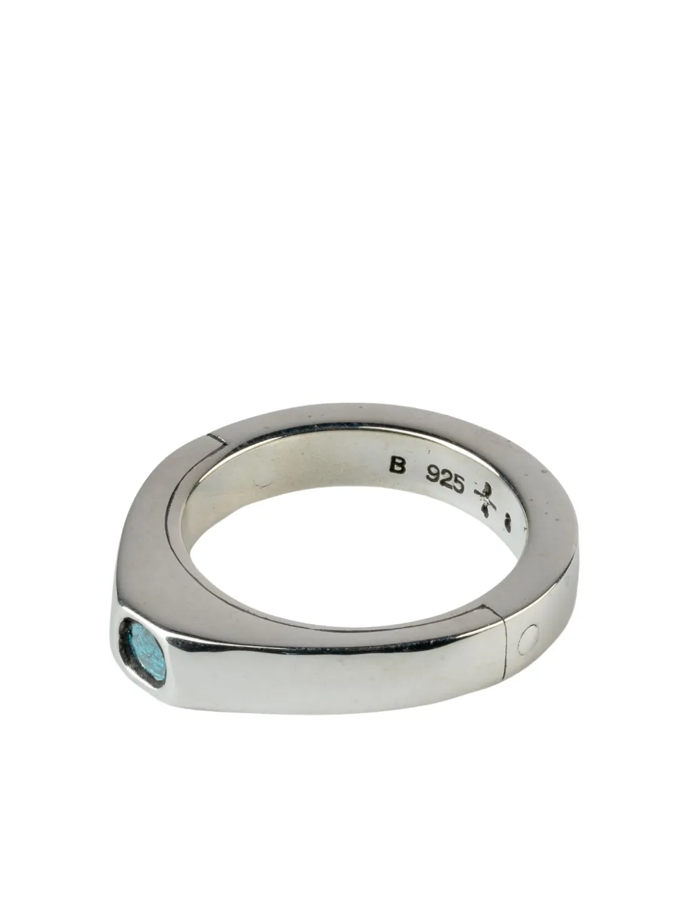 Parts Of Four Sterling Silver Sistema Diamond Ring In Metallic