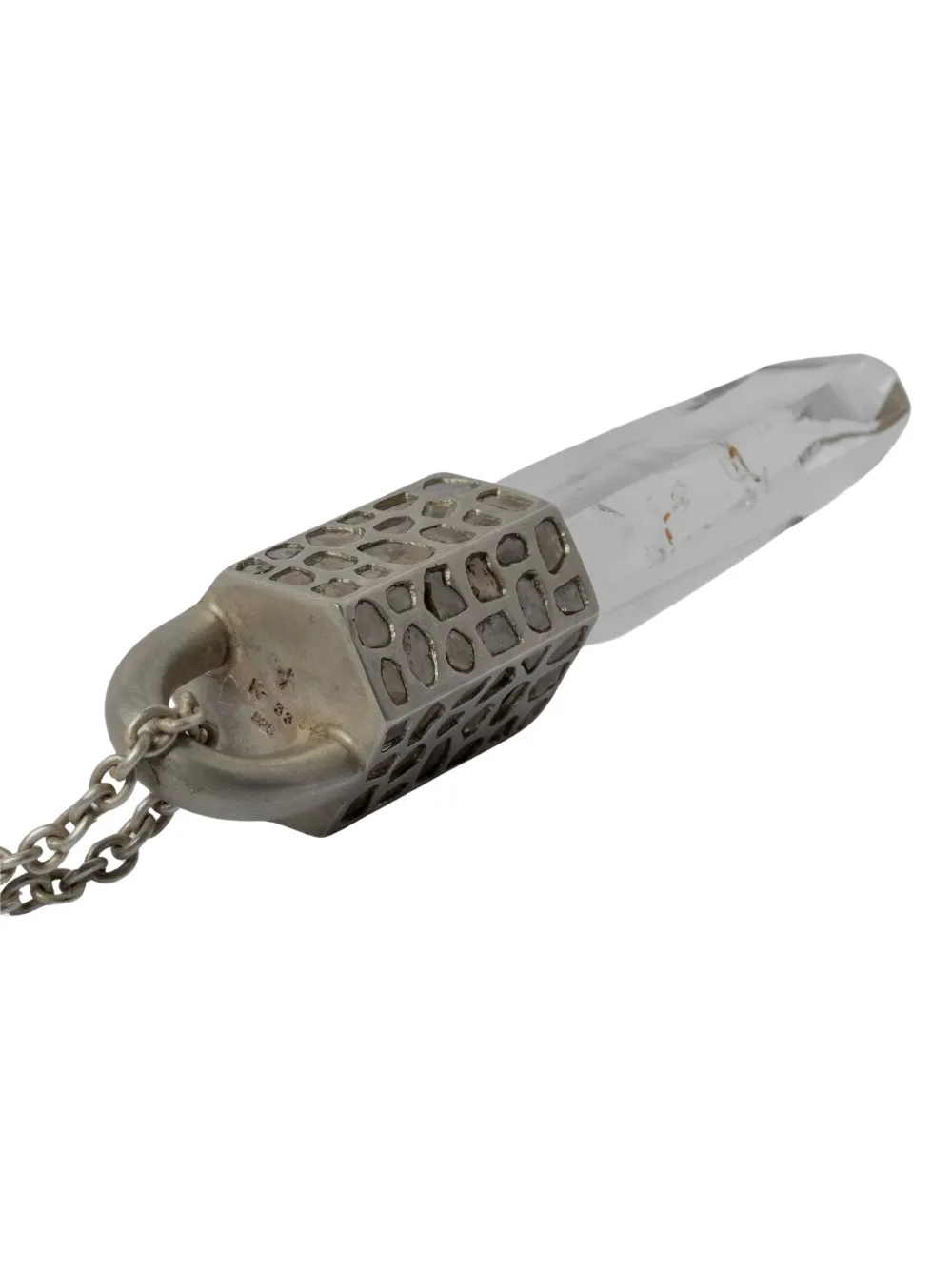 Parts of Four pavé lemurian quartz talisman necklace | Women | Image 2