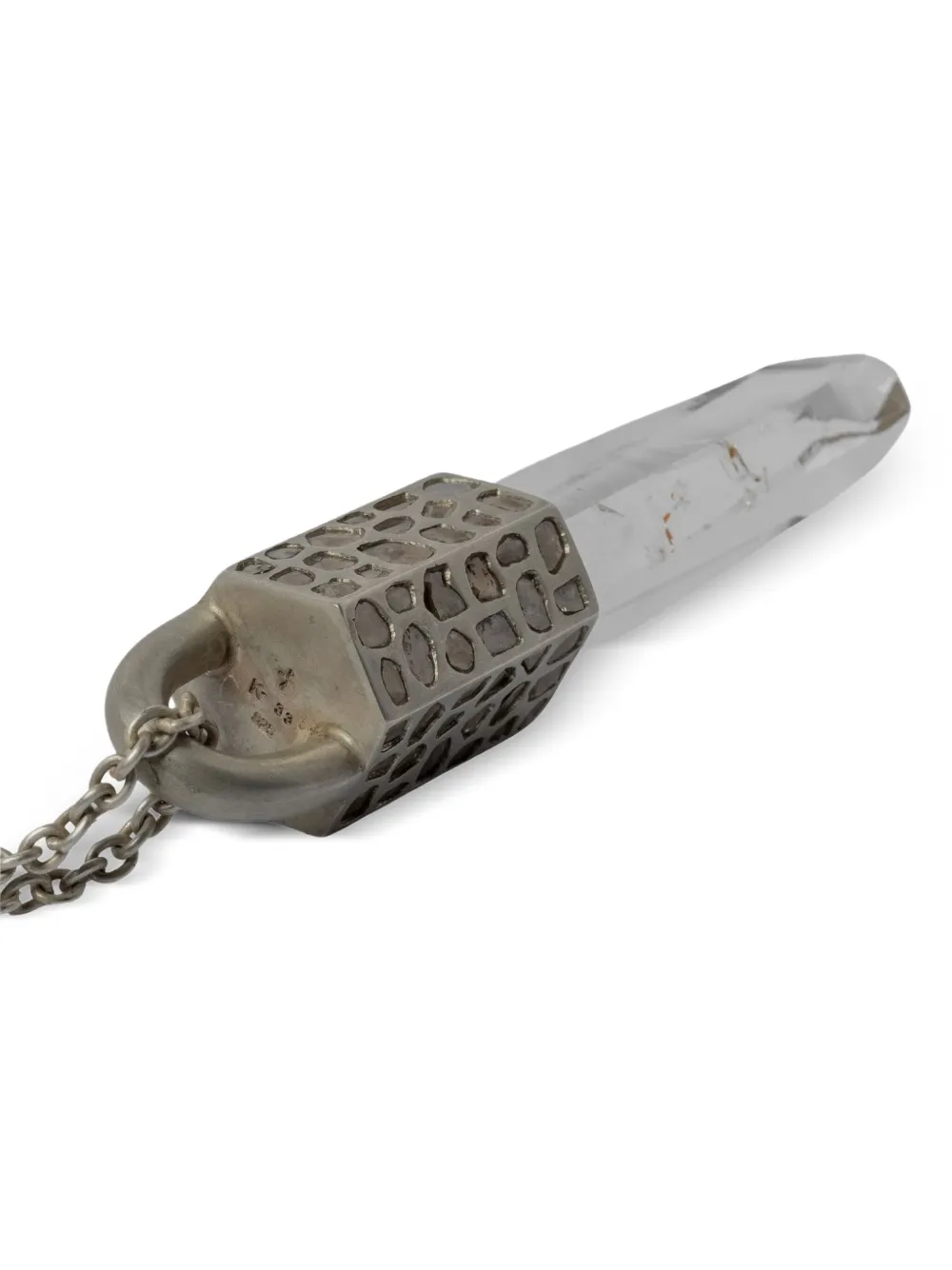 Parts of Four pavé lemurian quartz talisman necklace | Women | Image 2