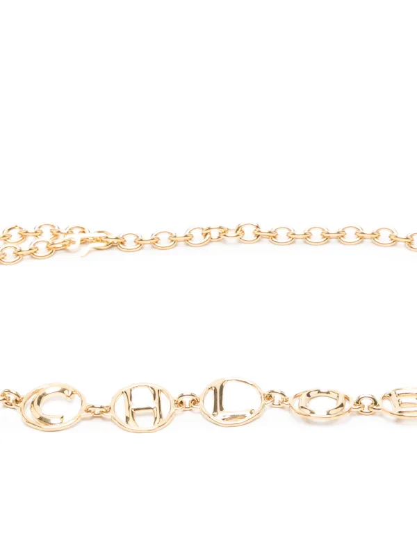 Gold Script \'Chloe\' Chain Belt Chloé Script Chloé C Chain Belt | Nordstrom main image 4