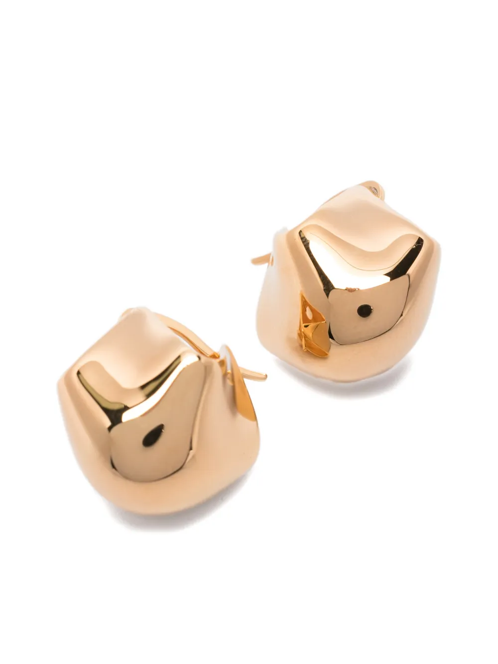  Khaite Small Lotus Earrings - Gold 