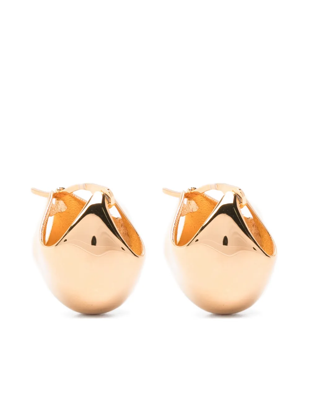 KHAITE small Lotus earrings - Oro