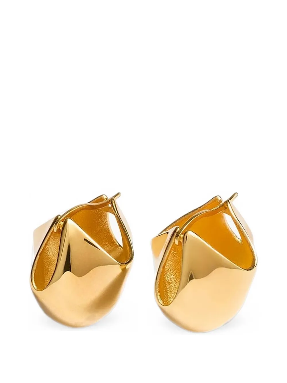KHAITE small Lotus earrings - Oro