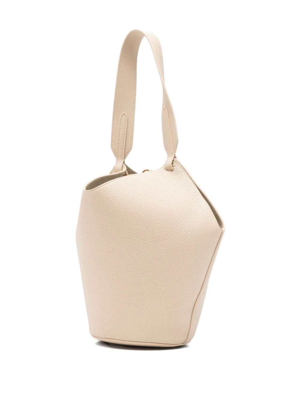 KHAITE Lotus kleine shopper Beige