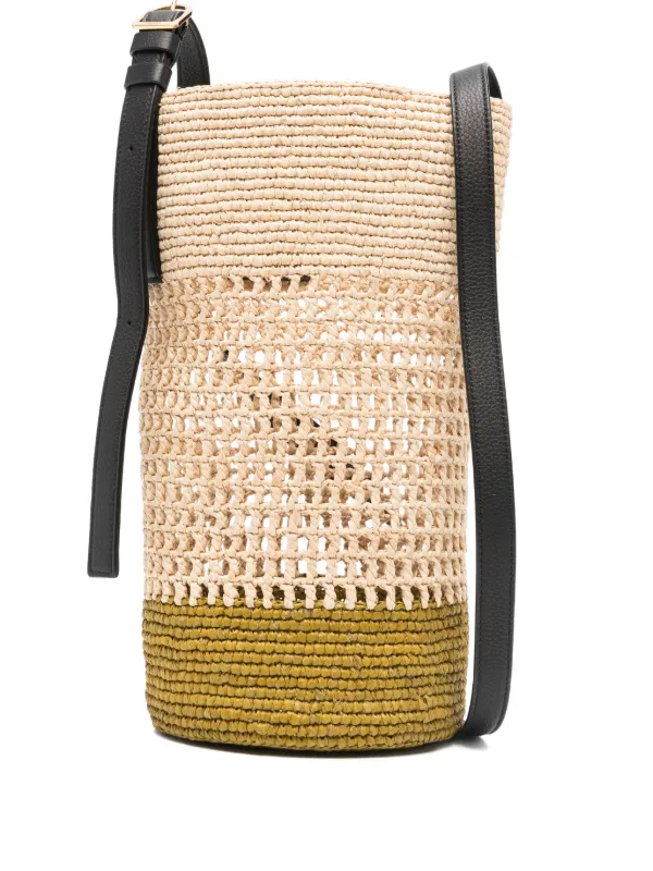 Khaite Small Billie Bucket Bag in Neutrals