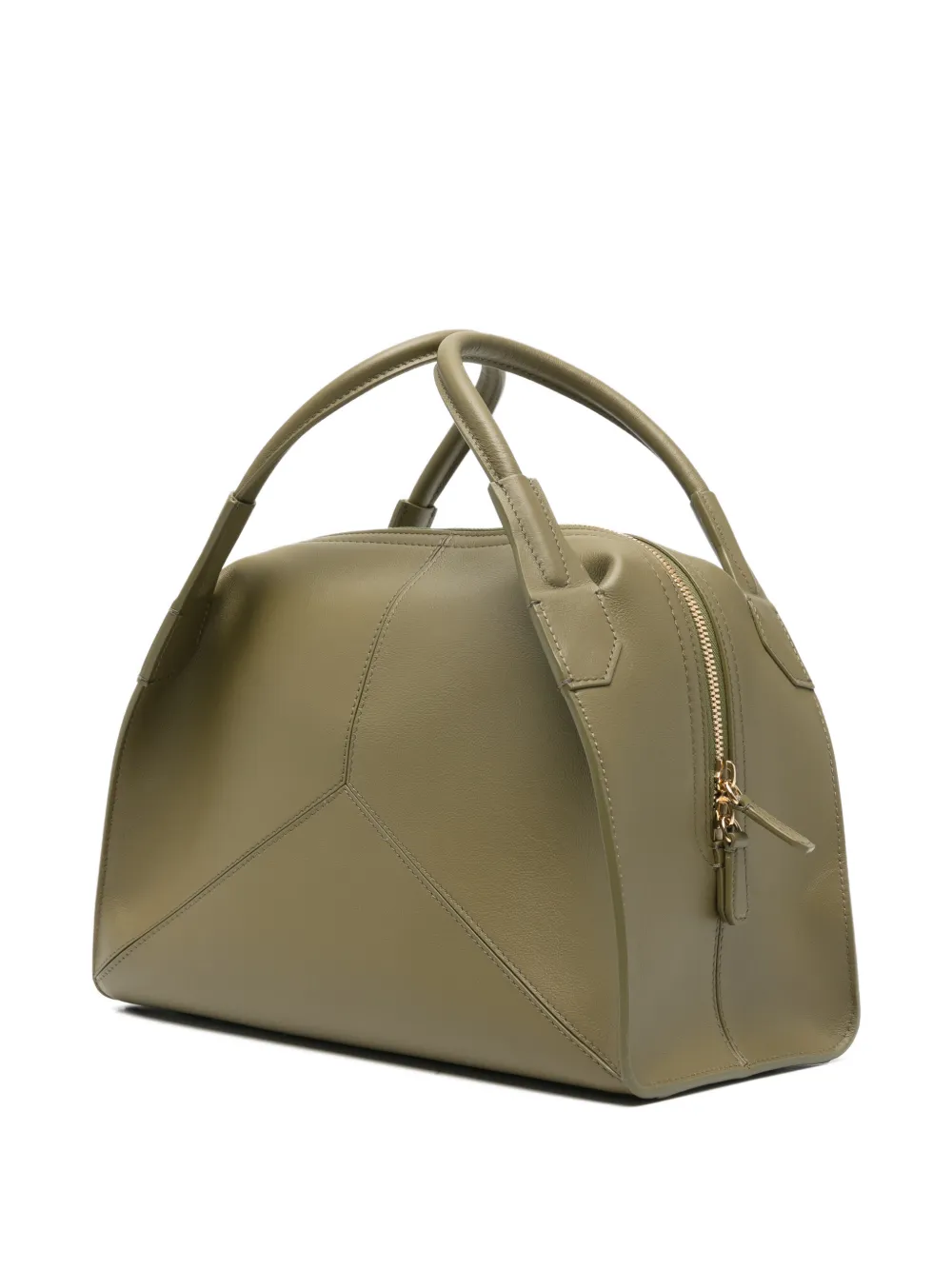 Victoria Beckham ThePlie shopper met logoprint Groen