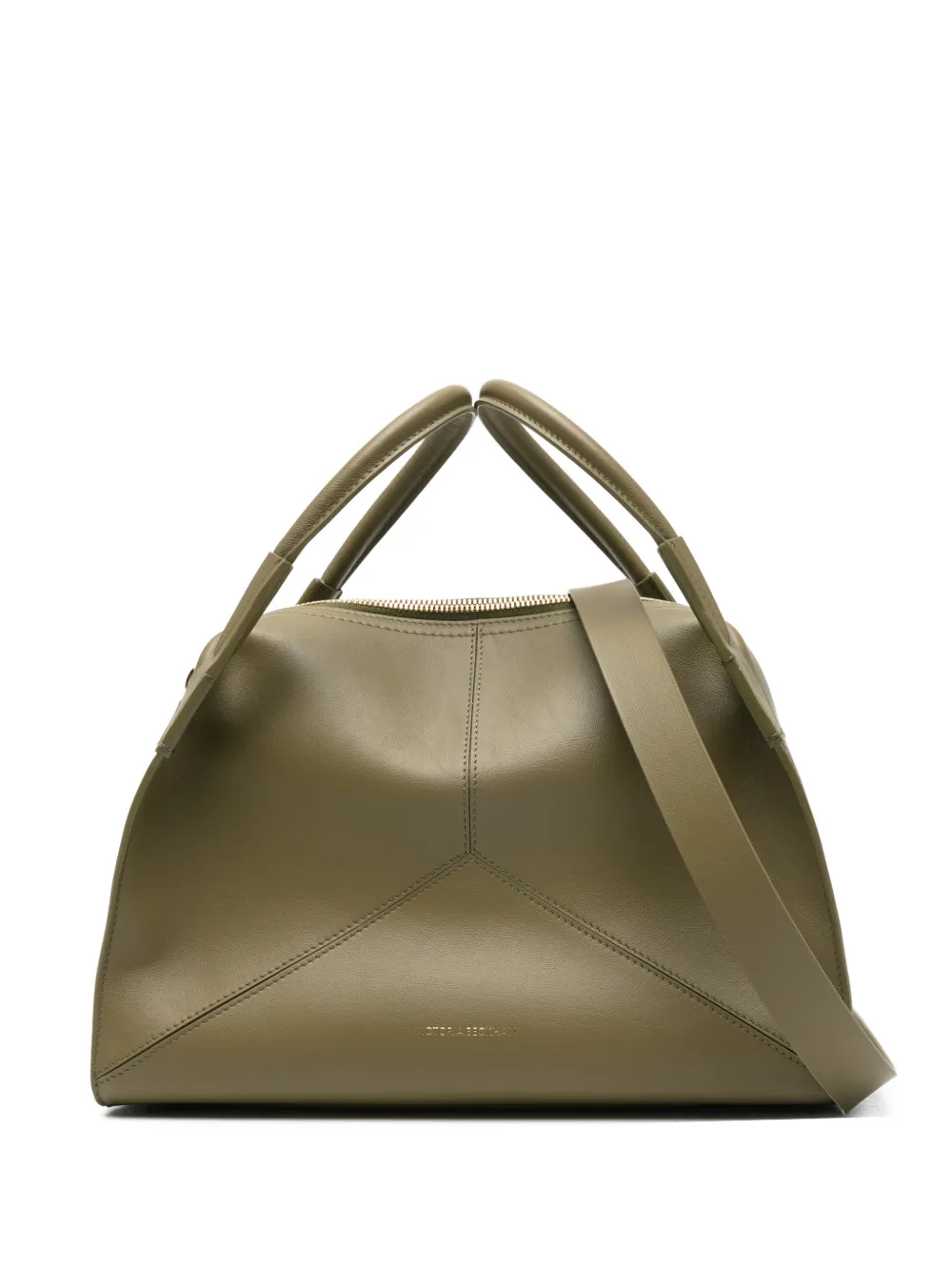 Victoria Beckham ThePlie logo-print tote bag - Verde