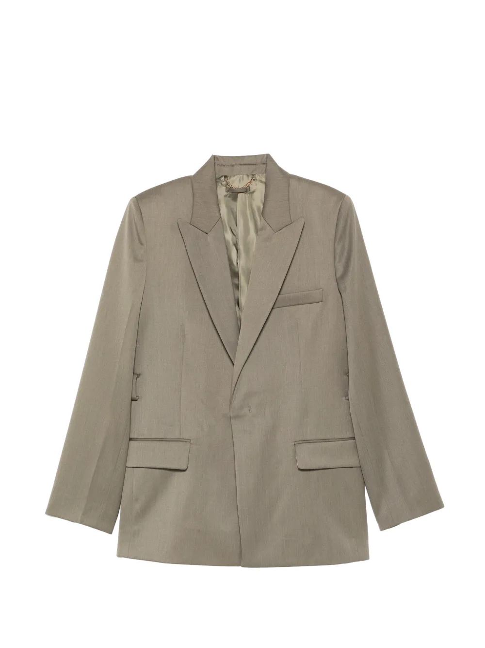 Victoria Beckham belted tailored jacket - Verde