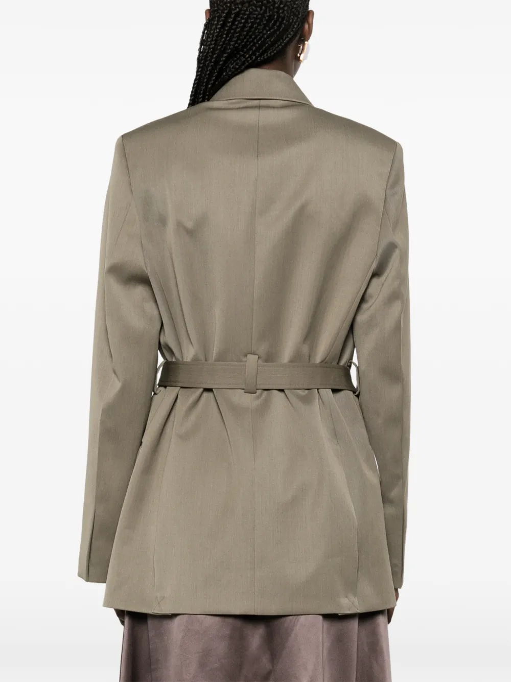 Victoria Beckham Colbert met ceintuur Groen