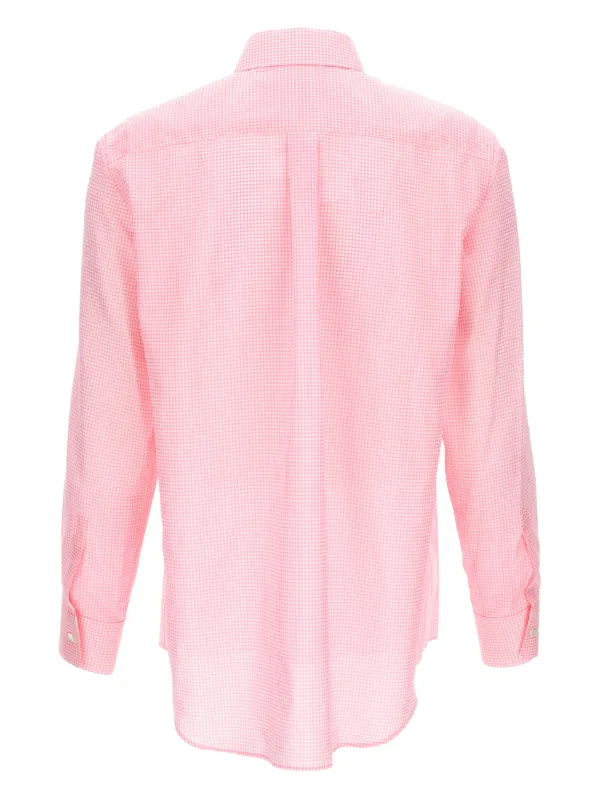 Comme Des Garçons チェック シャツ | ピンク | FARFETCH JP