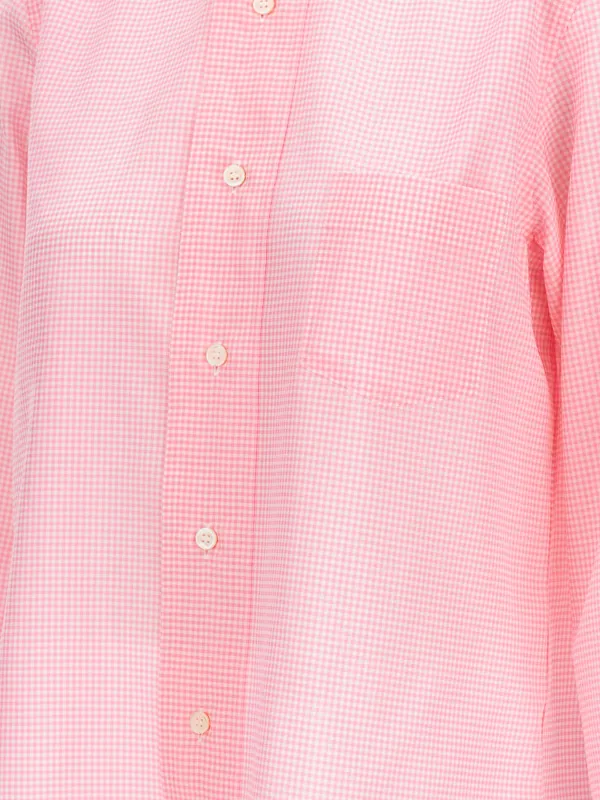 Comme Des Garçons チェック シャツ | ピンク | FARFETCH JP