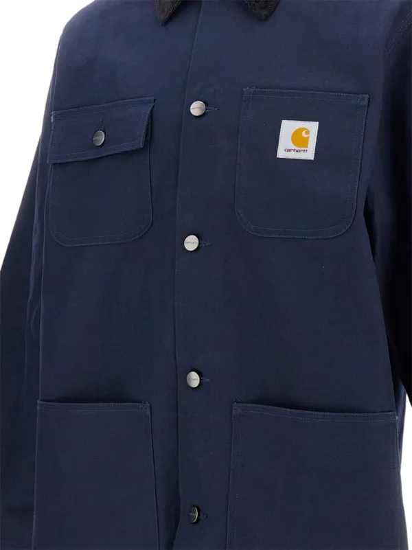 Carhartt WIP Veste Michigan En Velours Côtelé Bleu FARFETCH TN