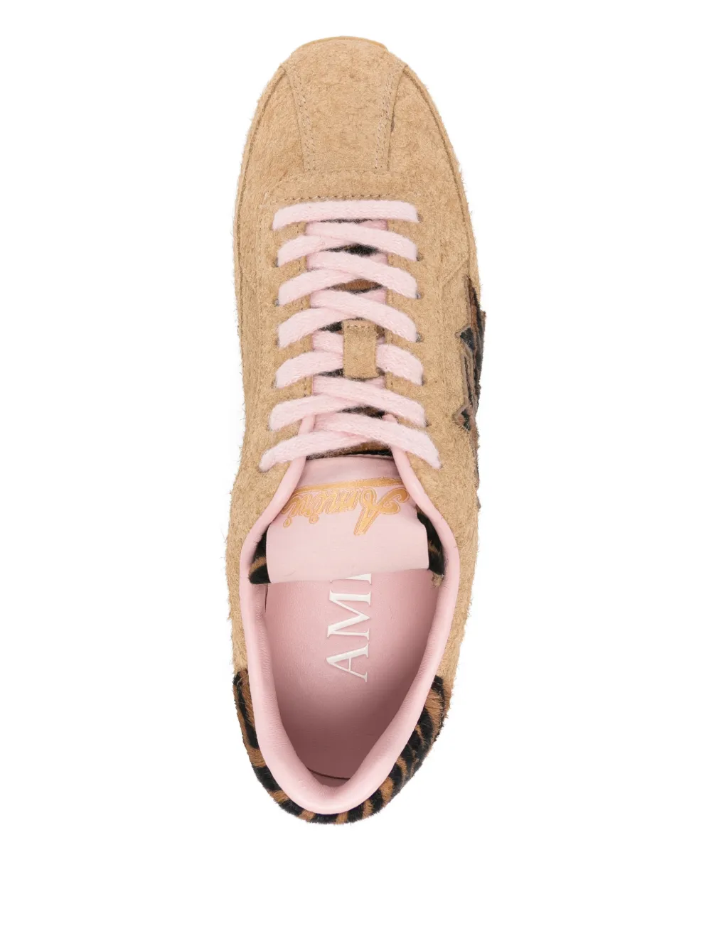 AMIRI Zebra Pacific Flat sneakers Beige