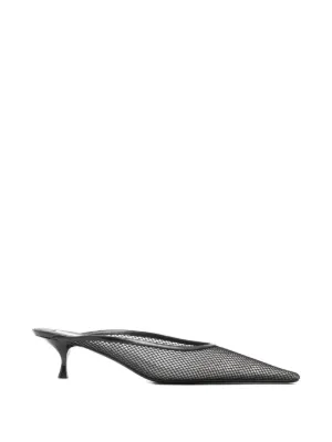 Y/Project x Melissa 40mm Court Mules | Black | FARFETCH