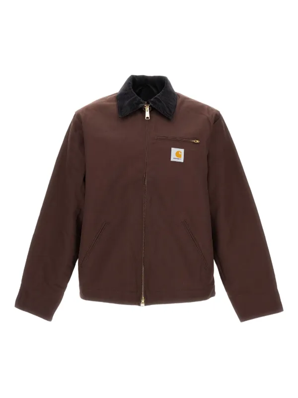 Carhartt チャコールブラウン　ジャケット Carhartt Quilt-Flannel Lined Duck Active Jac - Carhartt Brown