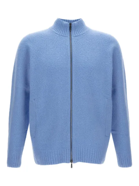 Drumohr zip-front high-neck sweater
