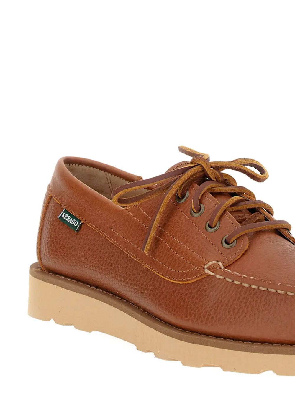Sebago Leather Loafers In Brown