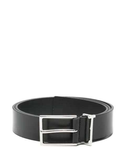 TOM FORD logo-loop leather belt