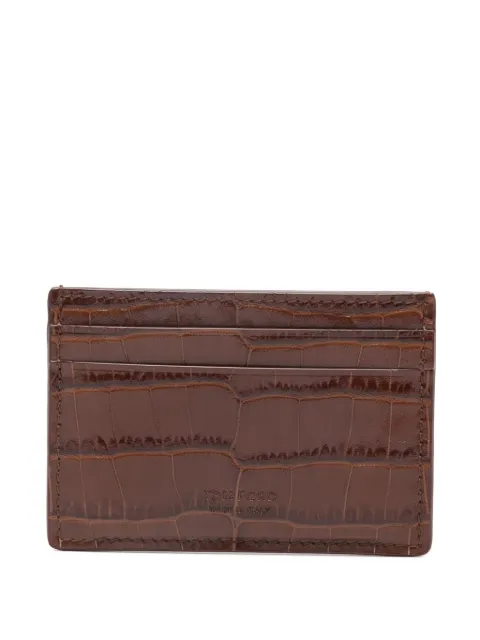 TOM FORD croc-embossed cardholder