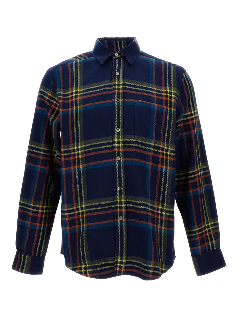 Portuguese Flannel checked shirt | Blue | Image 1