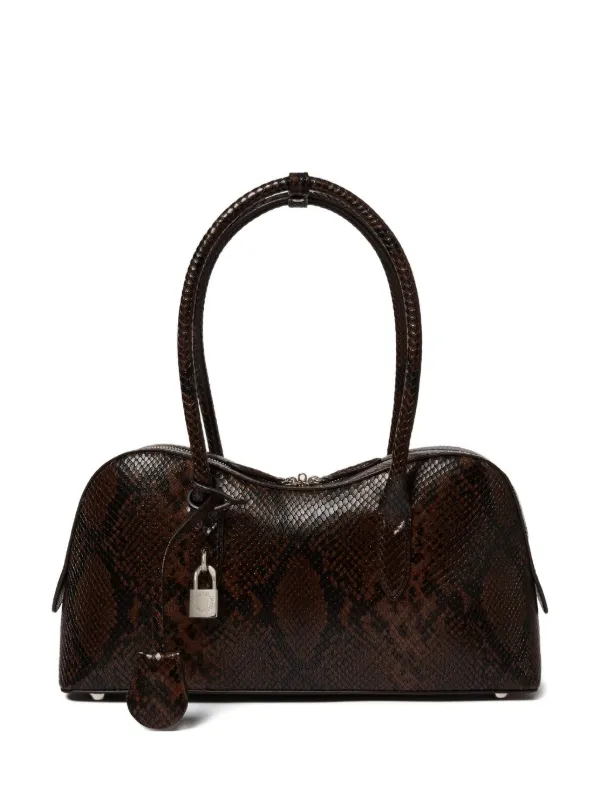 Stella McCartney Medium Ryder Padlock Shoulder Bag in Brown
