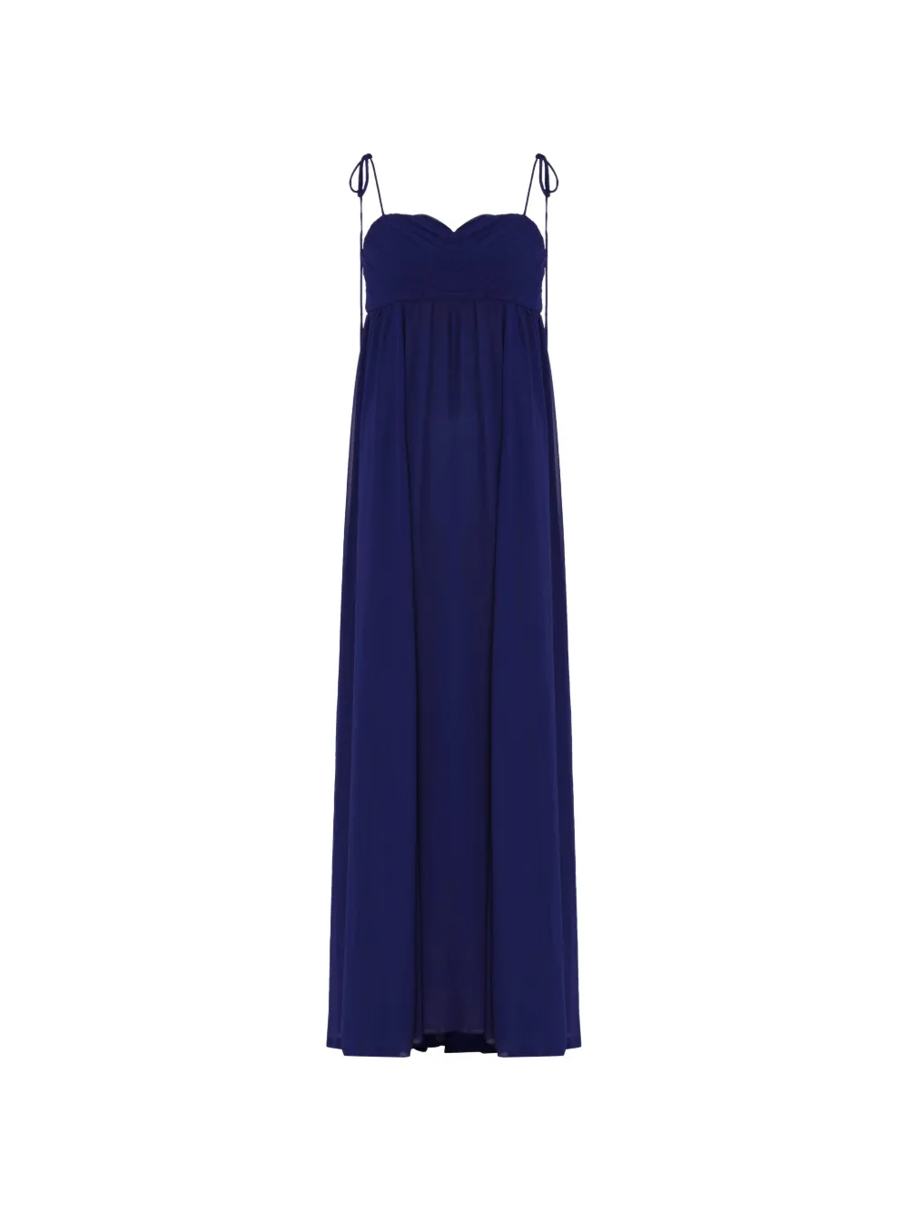 Olympiah ruched tie-strap dress - Blu