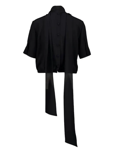 Gucci button-fastening short-sleeve blouse