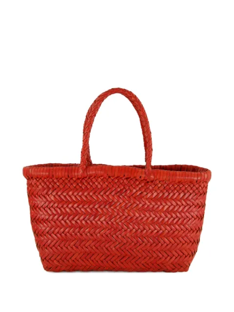 DRAGON DIFFUSION woven flat mini tote bag