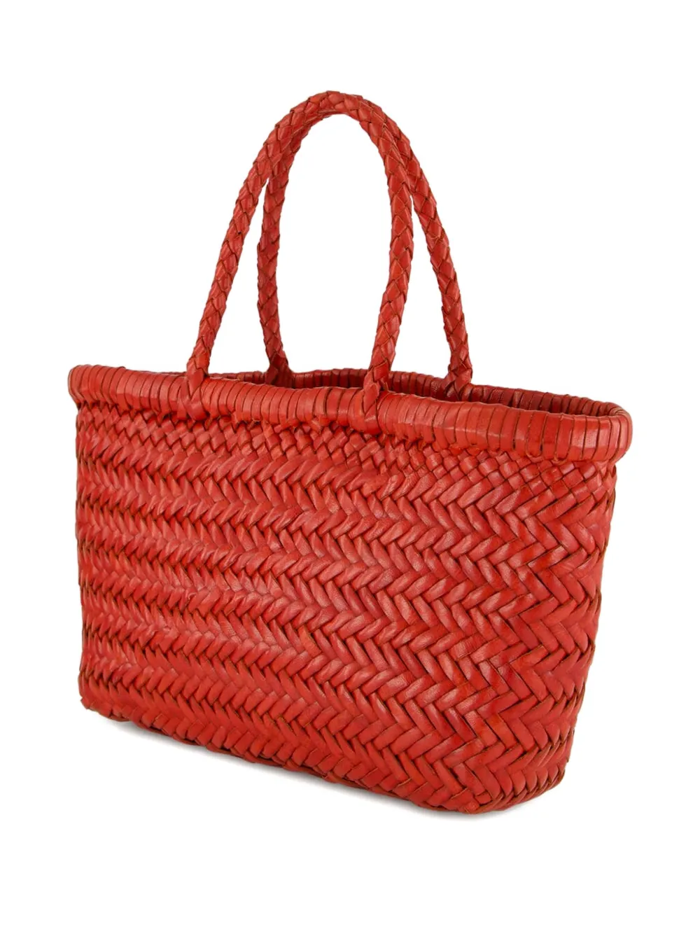 Dragon Diffusion Woven Flat Mini Tote Bag - Red 