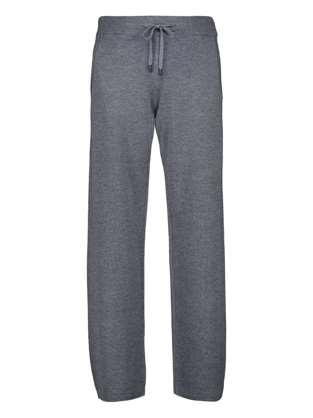 Piacenza Cashmere drawstring straight trousers | Grey | Image 1