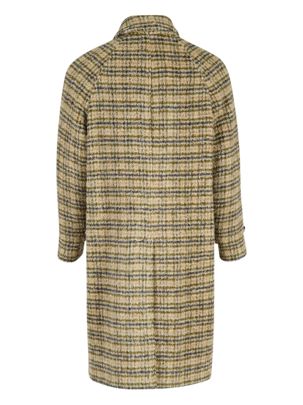 Piacenza Cashmere Buttoned checked coat | Single Breasted Coats | Image 2