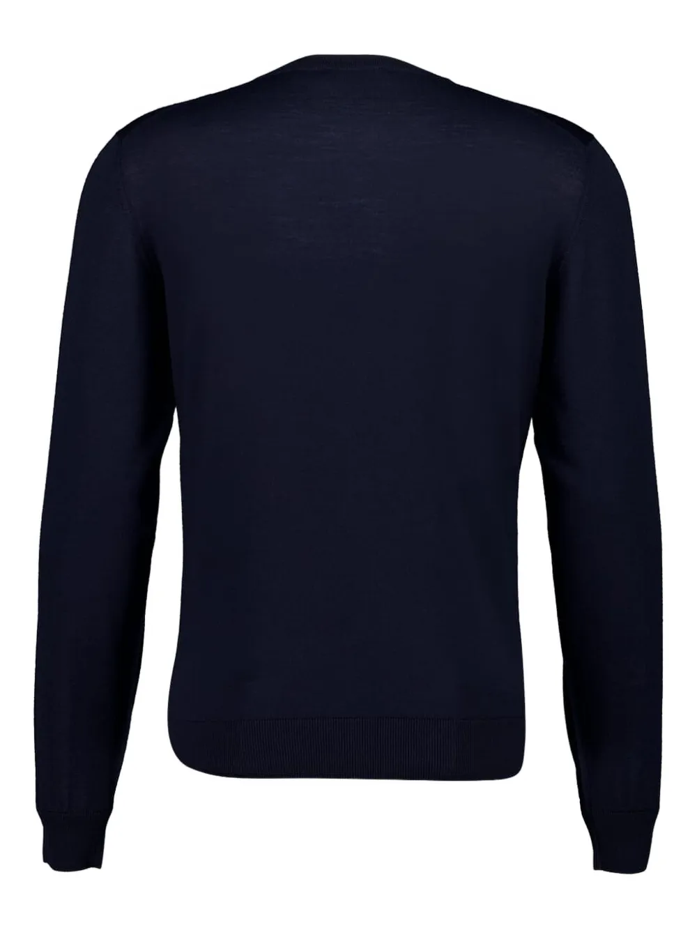 Piacenza Cashmere Trui met V-hals en lange mouwen - Blauw
