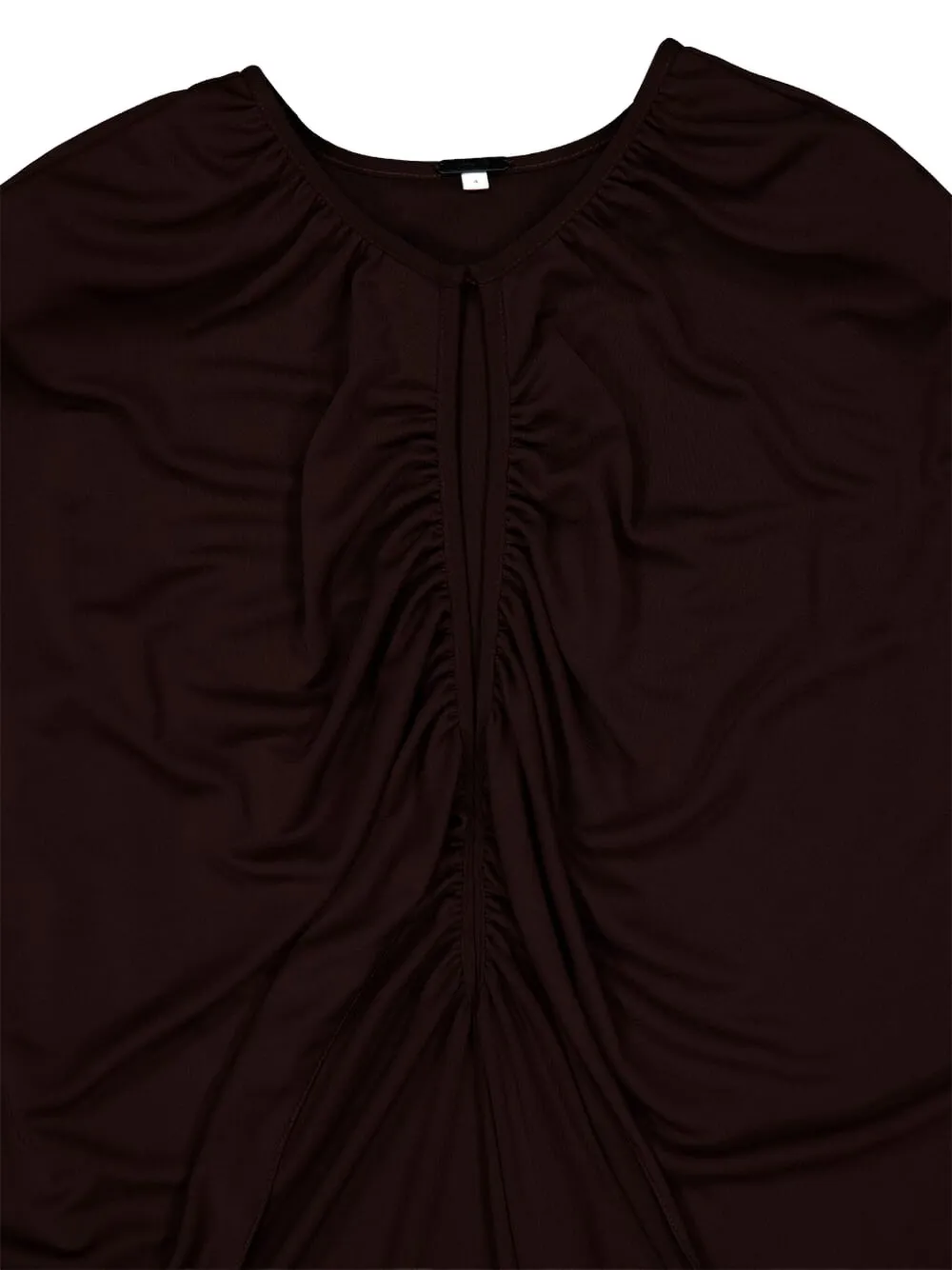 Johanna Ortiz Maxi-jurk met ronde hals Bruin