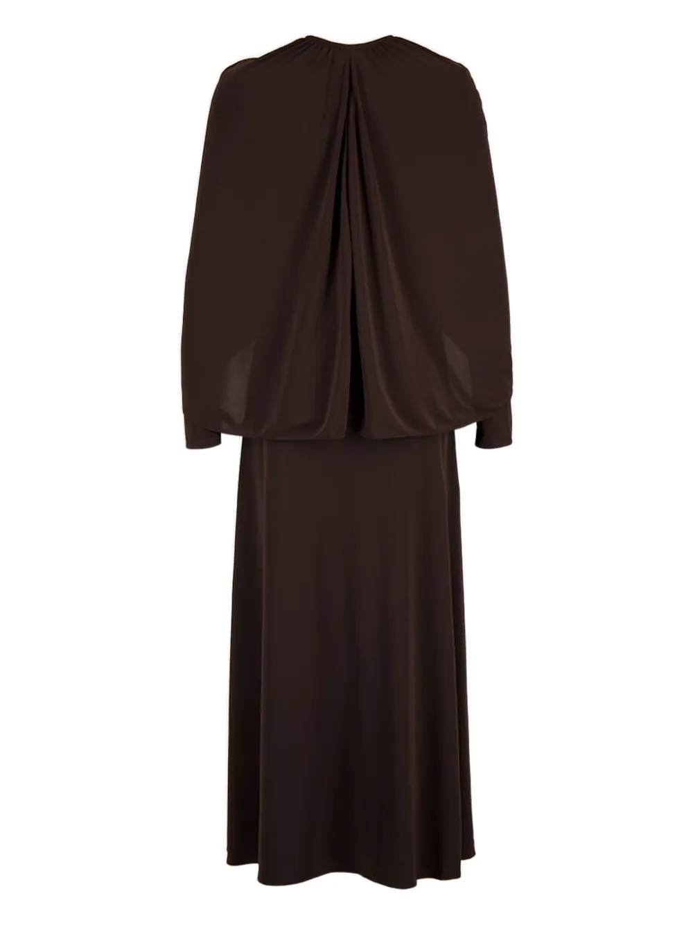 Johanna Ortiz Maxi-jurk met ronde hals - Bruin