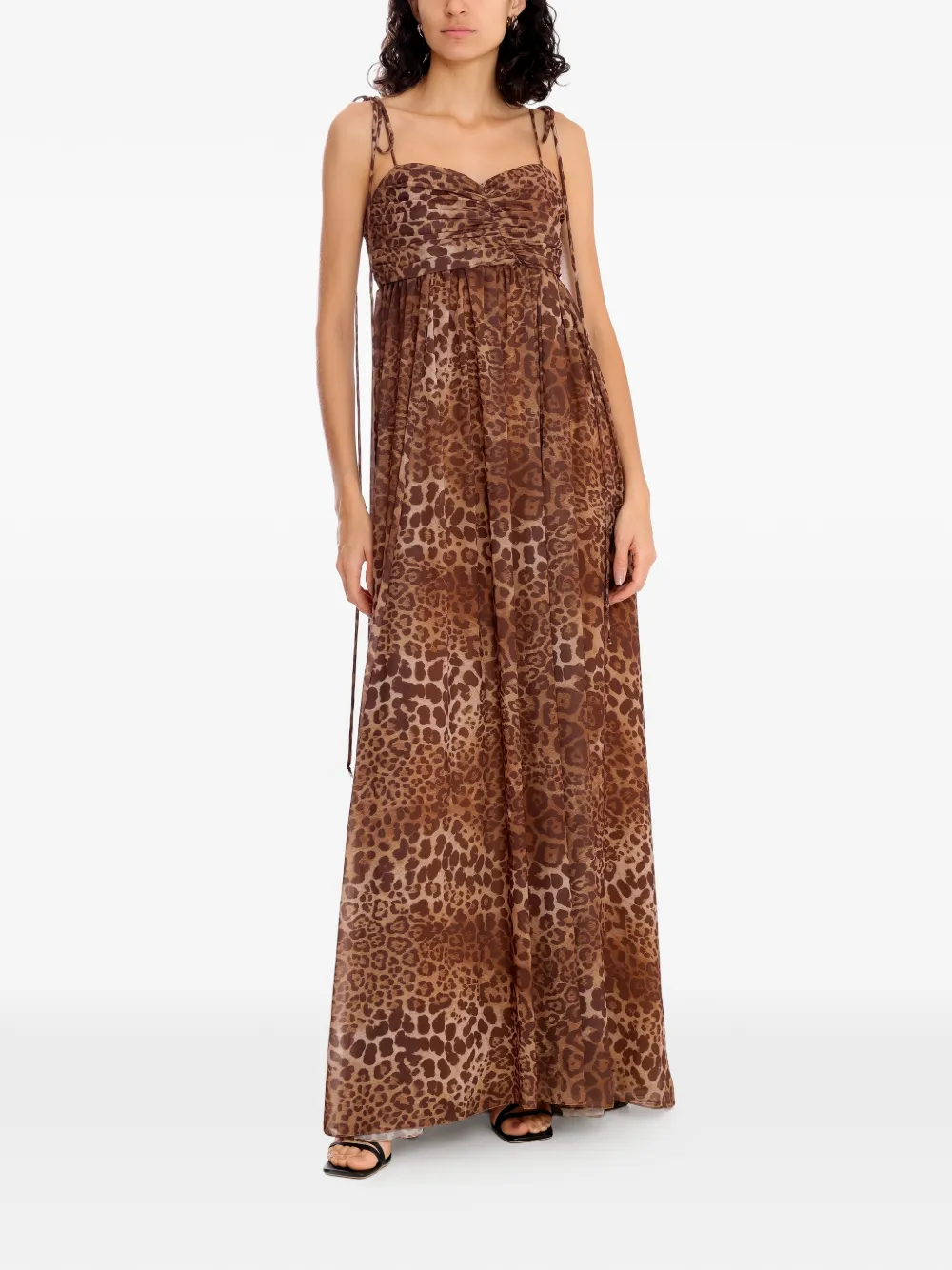 Olympiah printed cora dress - Bruin