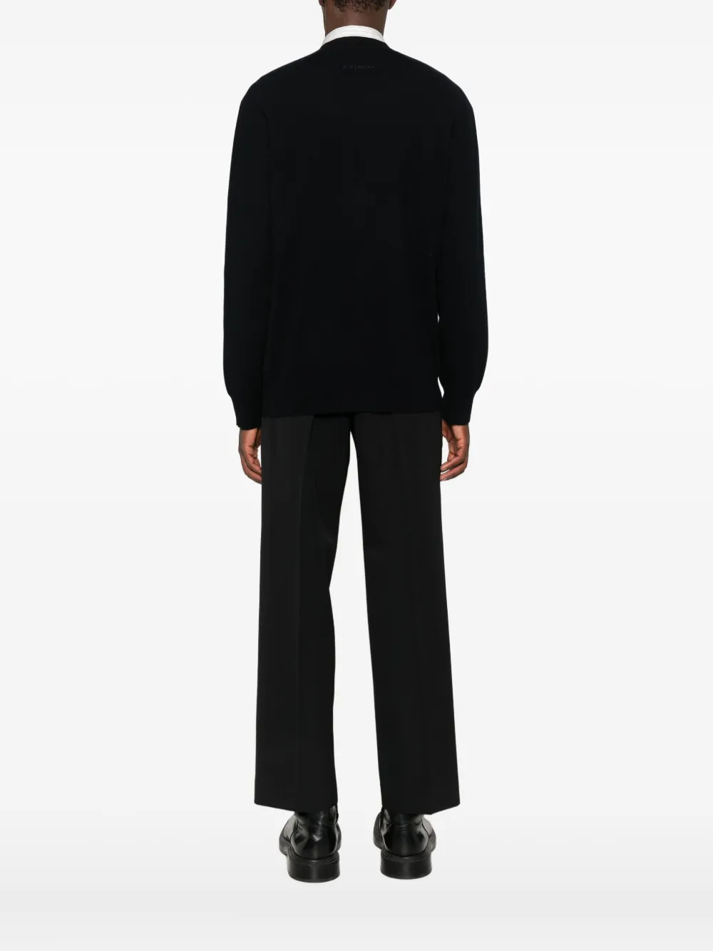 Givenchy V-neck Cardigan In Black
