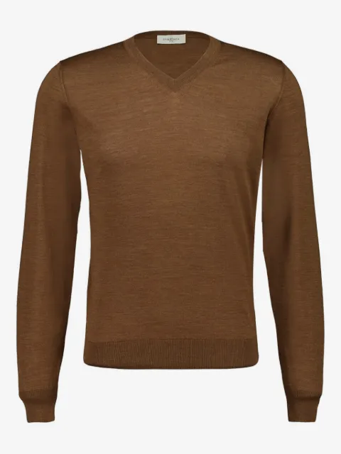 Piacenza Cashmere long-sleeve V-neck sweater
